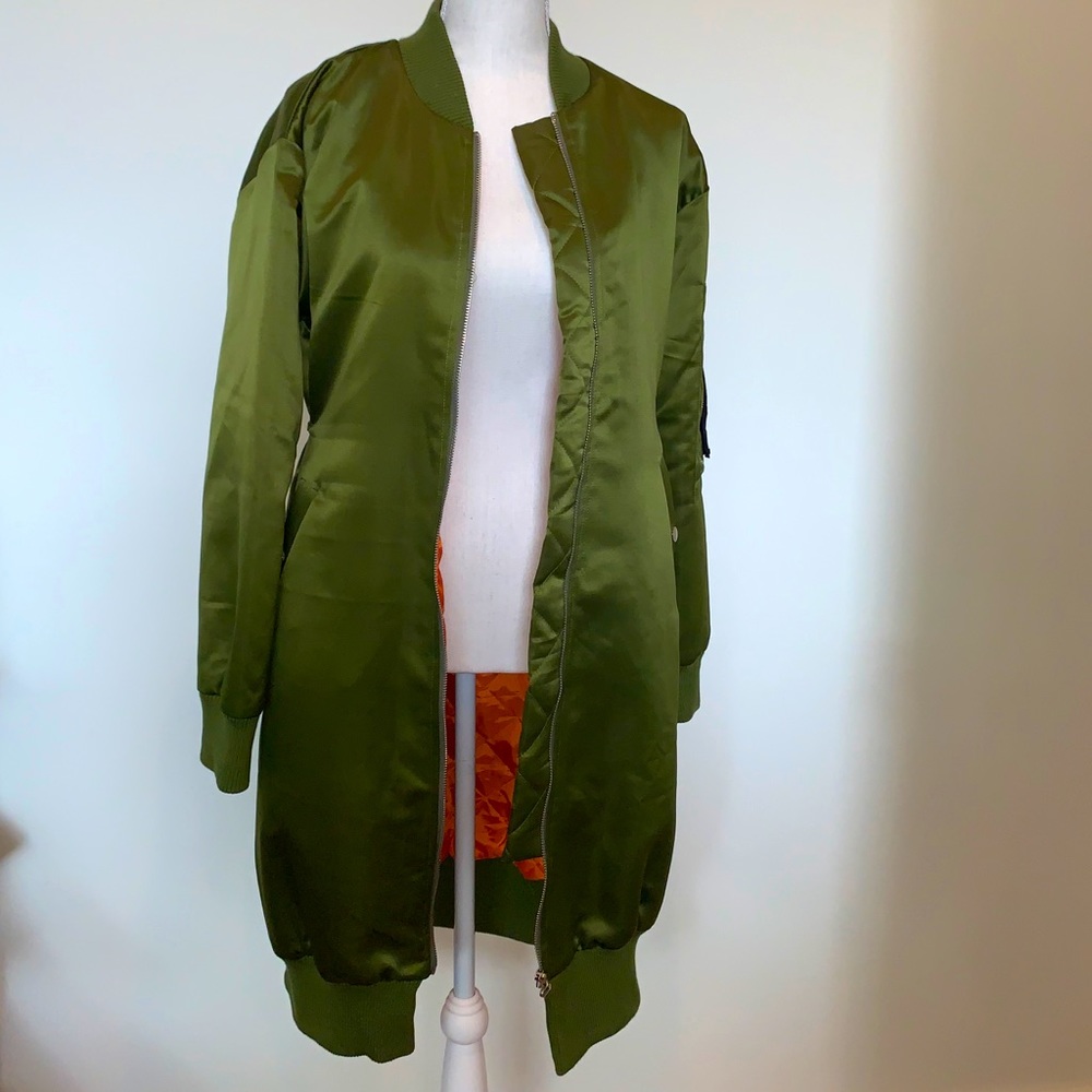 Oversized Bomber Jacket